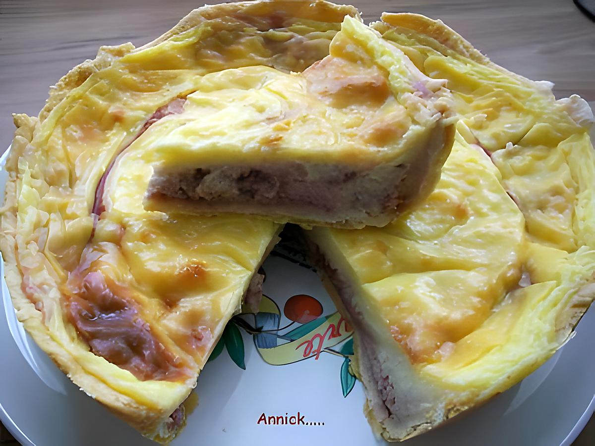 recette flan aux fraises sur pâte brisée