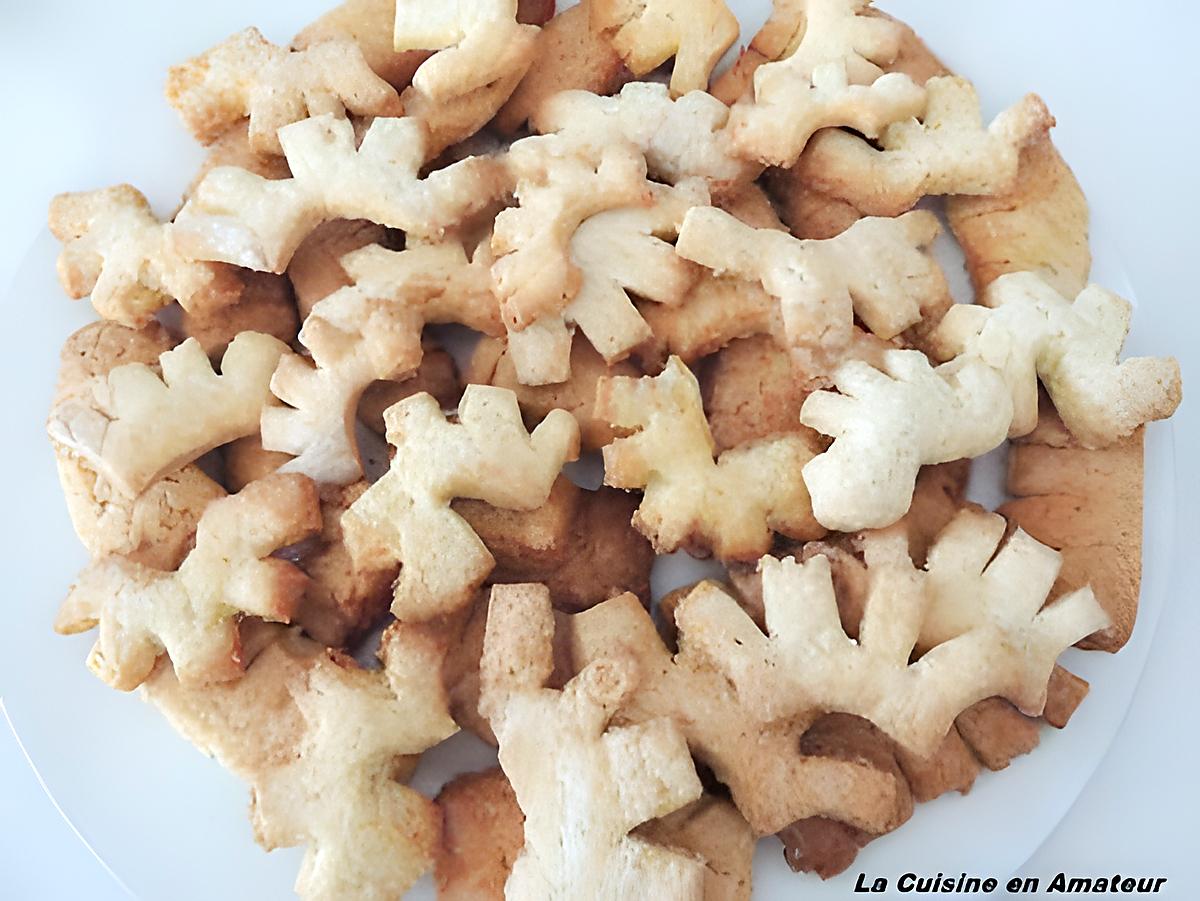 recette Petits bois de cerf à la clémentine: sablés