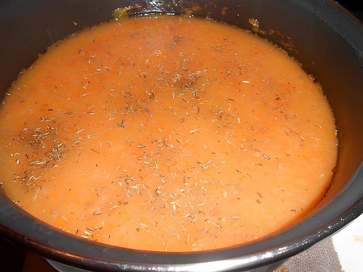 recette PETITE SOUPE DE LEGUMES AU THYM