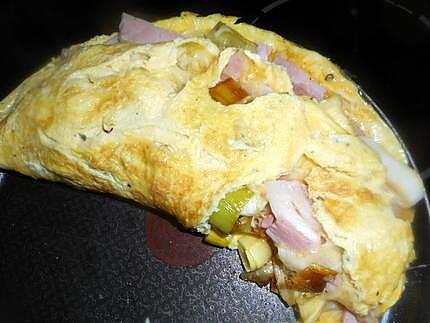 recette Omelette picarde