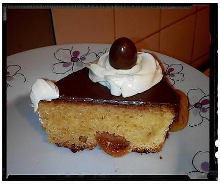 recette moelleux au chocolat blanc et sa ronde d'abricot