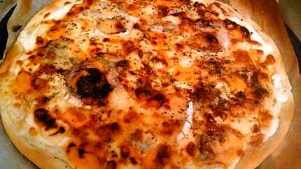 recette Pizza fromage miel