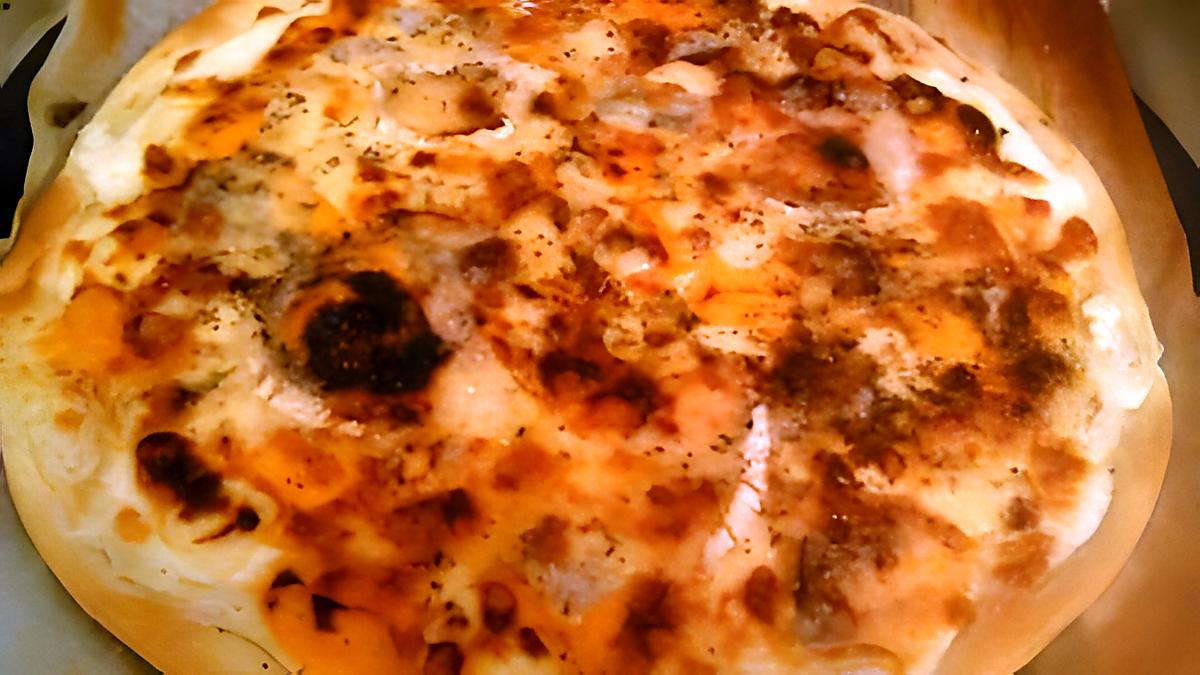 recette Pizza fromage miel