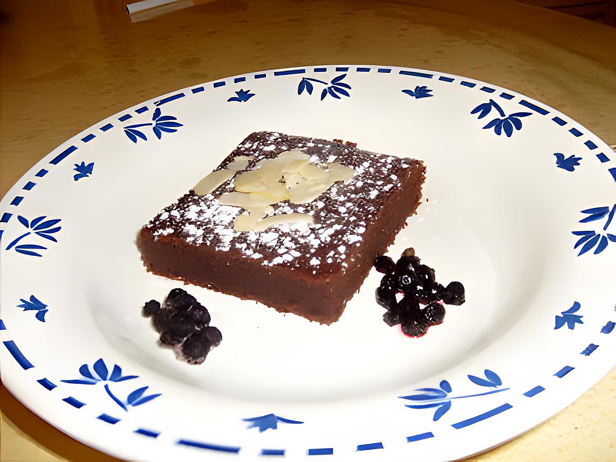 recette Tentation au chocolat noir et caramel beurre salé