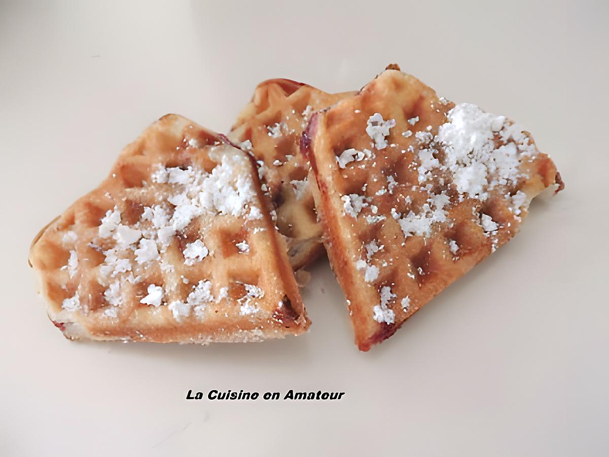 recette Gaufrettes feuilletées