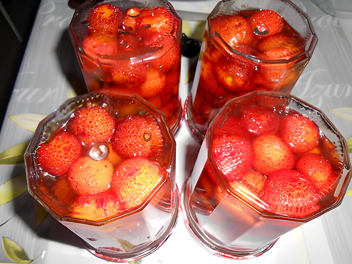 recette ARBOUSES AU SIROP