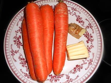 recette Carottes confites au gingembre