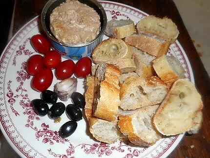 recette Tapas au thon