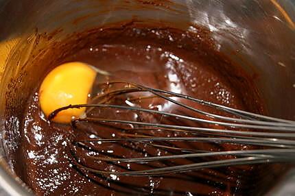 recette Gâteau au chocolat et mandarines à la crème au citron