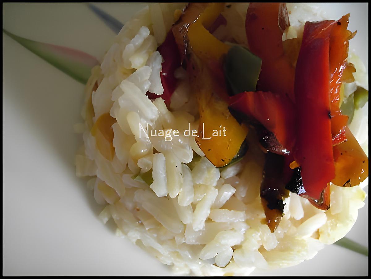 recette Riz aux 3 Poivrons