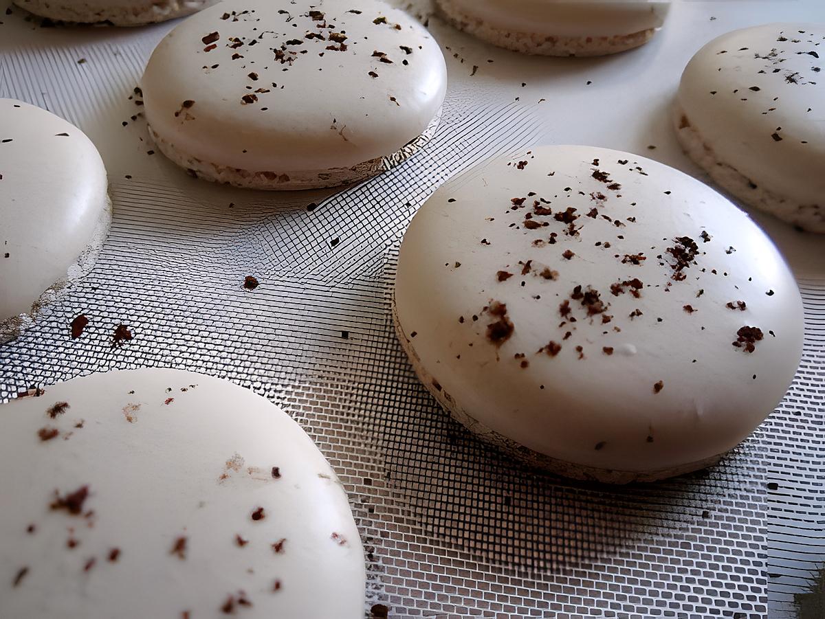 recette Coques de macarons meringue italienne