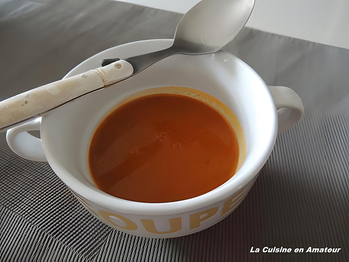 recette Soupe aux poivrons