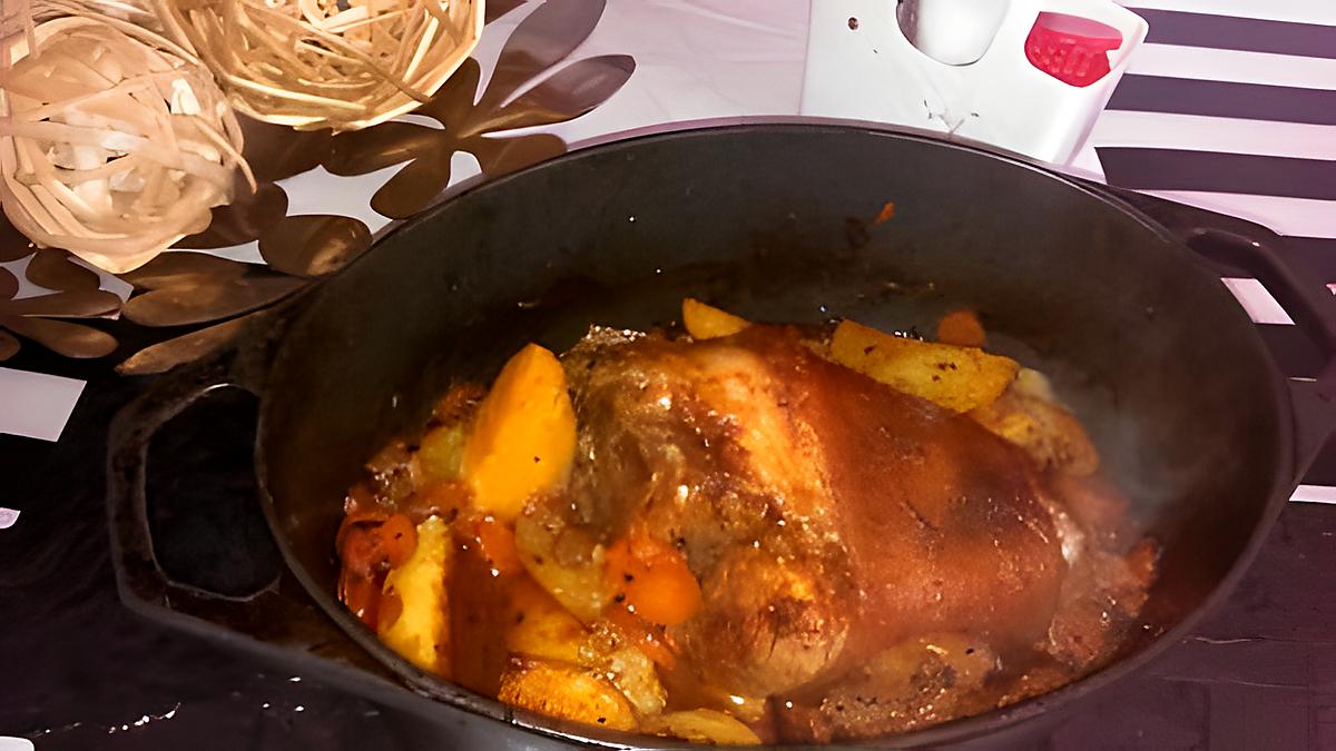 recette Jarret de porc au miel