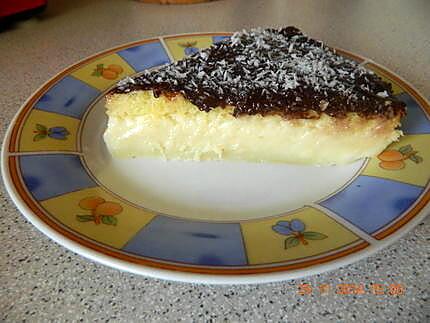 recette Gâteau magique à la noix de coco