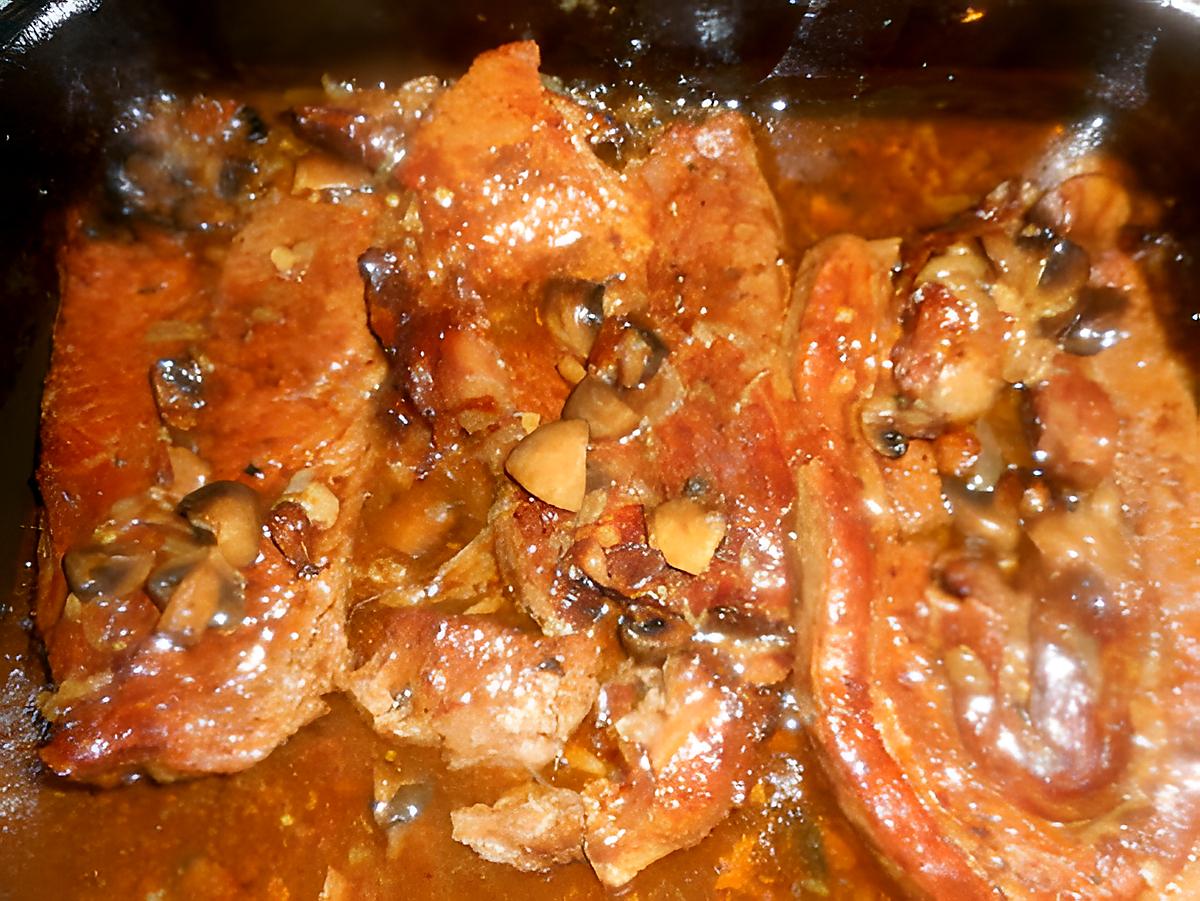 recette Poitrine de veau au four