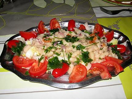 recette Salade de haricots blancs