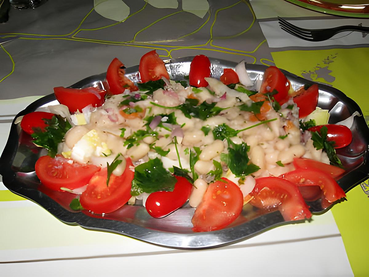 recette Salade de haricots blancs