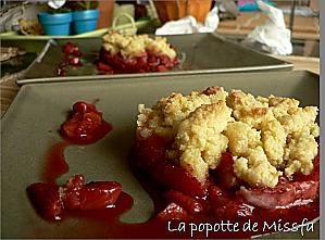 recette Crumble aux fraises