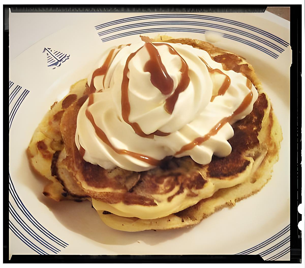 recette crêpiaux de banane chantilly caramel beurre salé