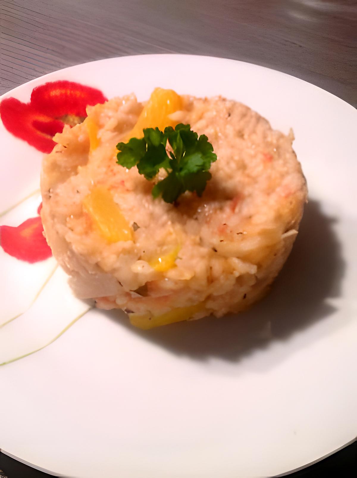 recette Risotto à la tomate fraiche et poivron jaune