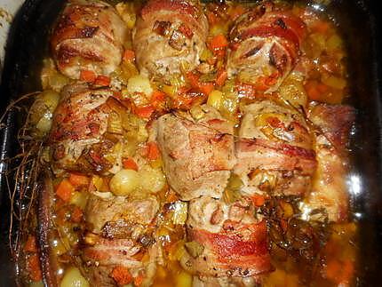 recette Paupiette de veau aux petits légumes