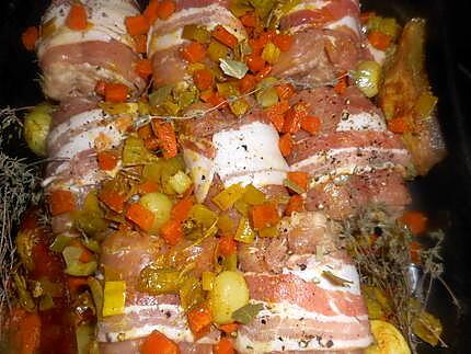 recette Paupiette de veau aux petits légumes