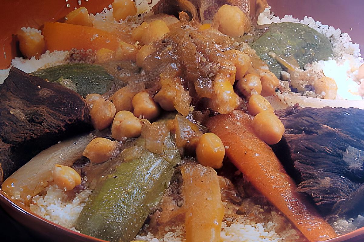 recette COUSCOUS AU LEGUMES