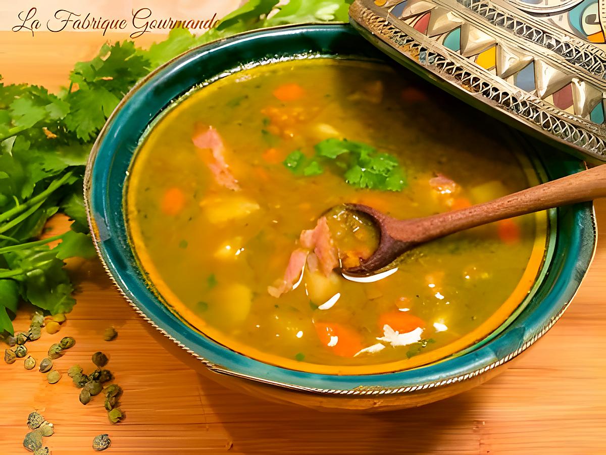 recette Soupe aux Lentilles Vertes à Ma Façon