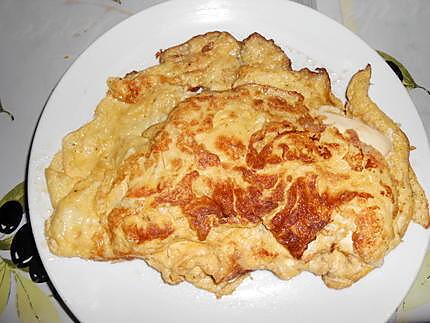 recette OMELETTE A LA VACHE QUI RIT