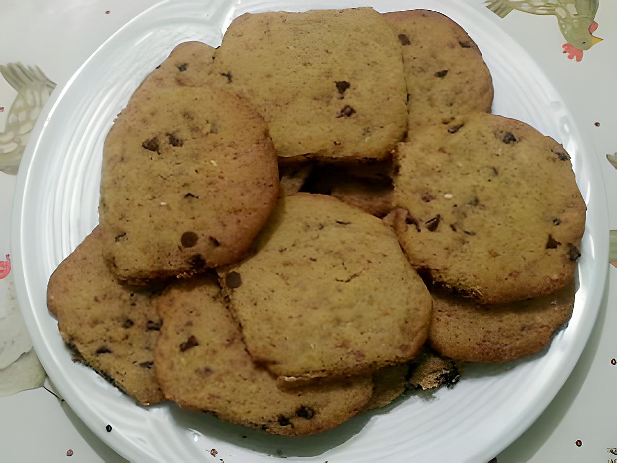 recette Cookies au pralin et pépites de chocolat