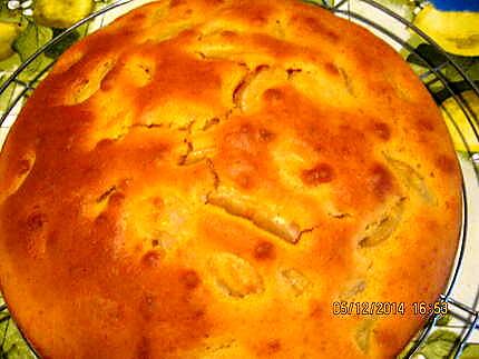 recette Gâteau au potiron et poires sans matière grasse