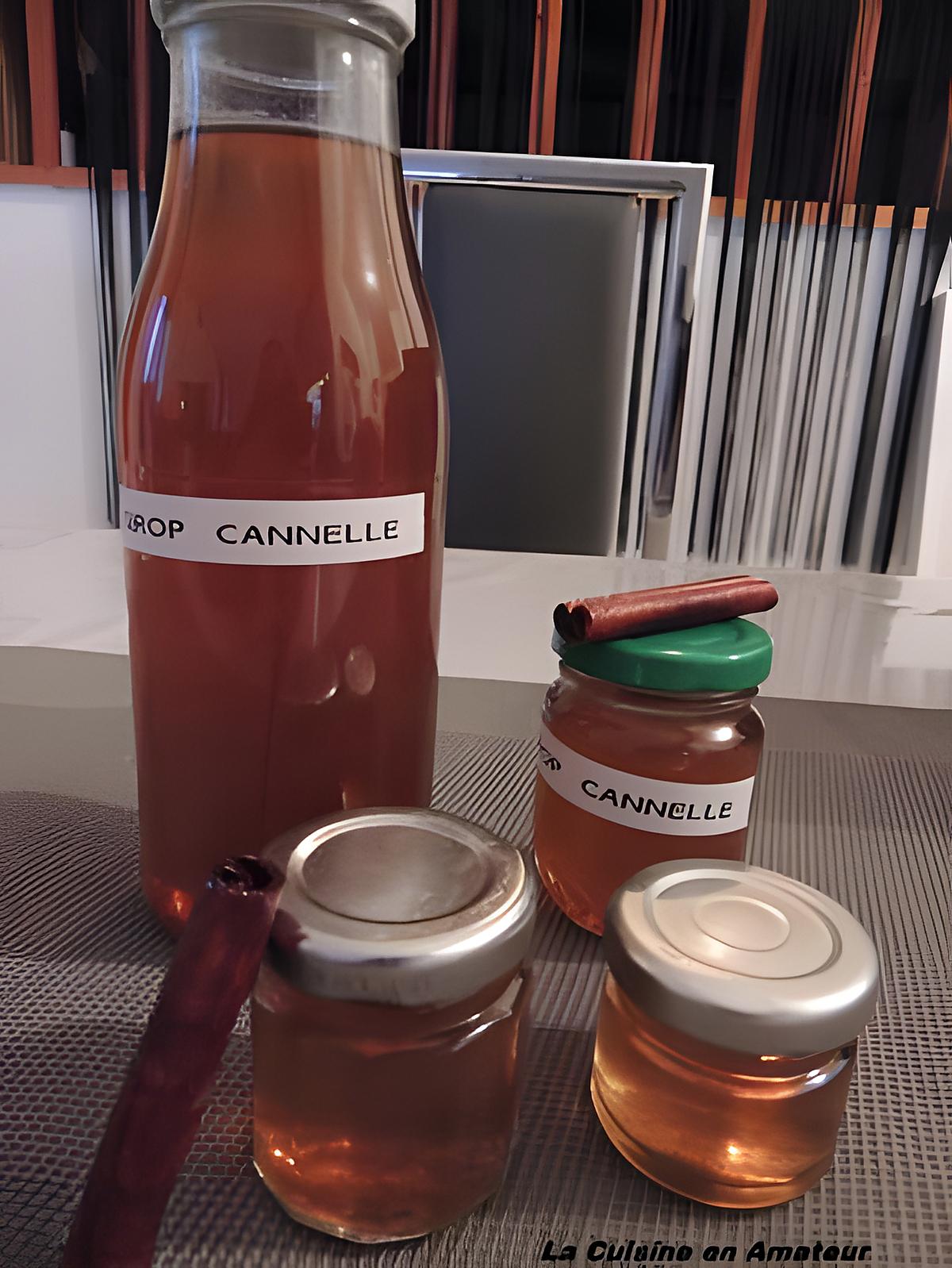 recette Sirop de cannelle