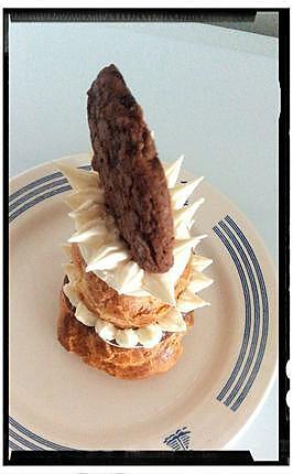 recette religieuse aux spéculoos et ses 2 cookies