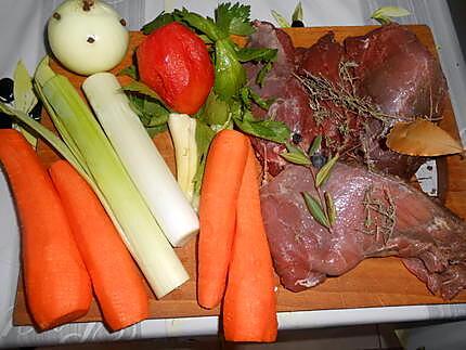 recette POT AU FEU DE SANGLIER