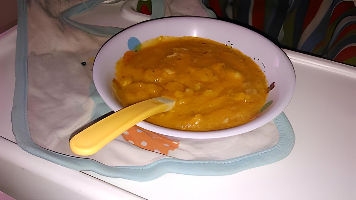 recette Purée bébé avec morceaux