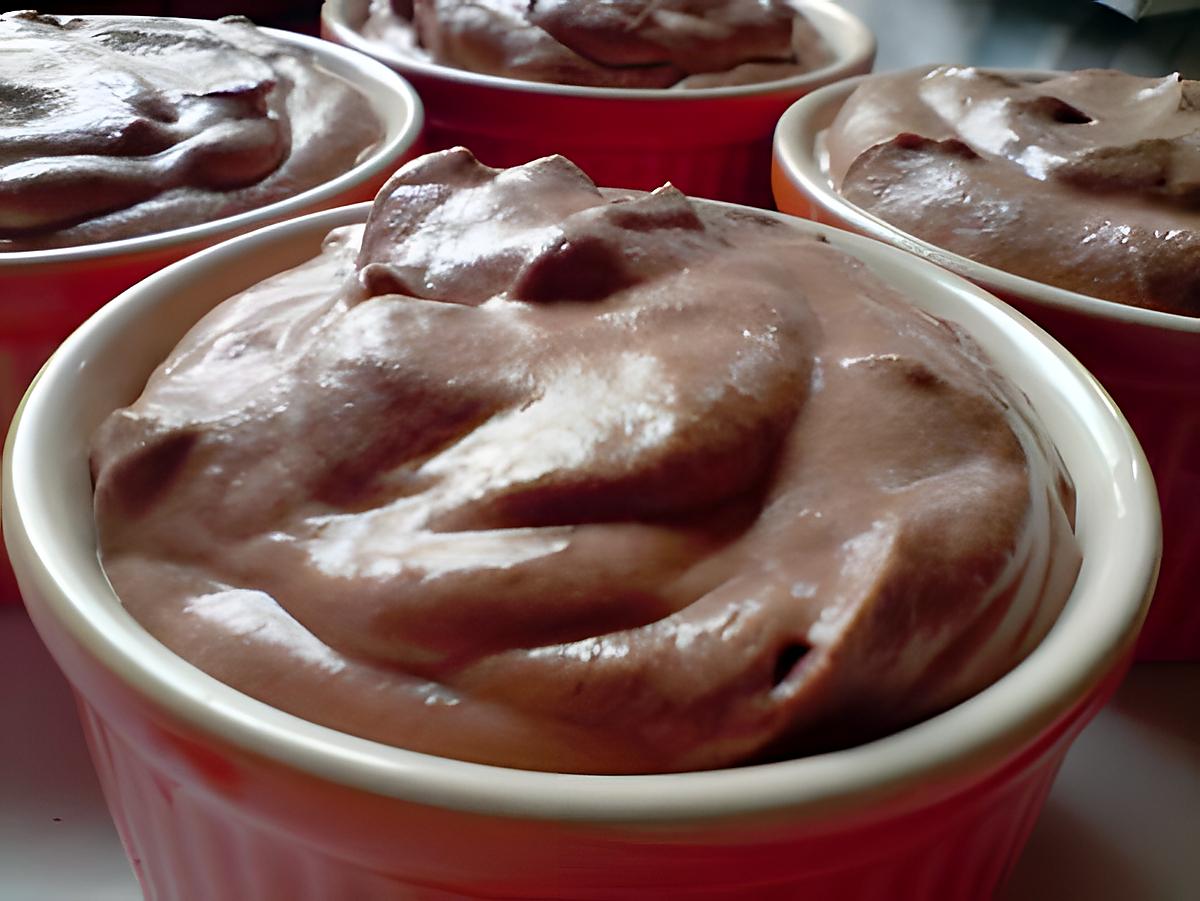 recette Mousse au chocolat à la crème fouettée