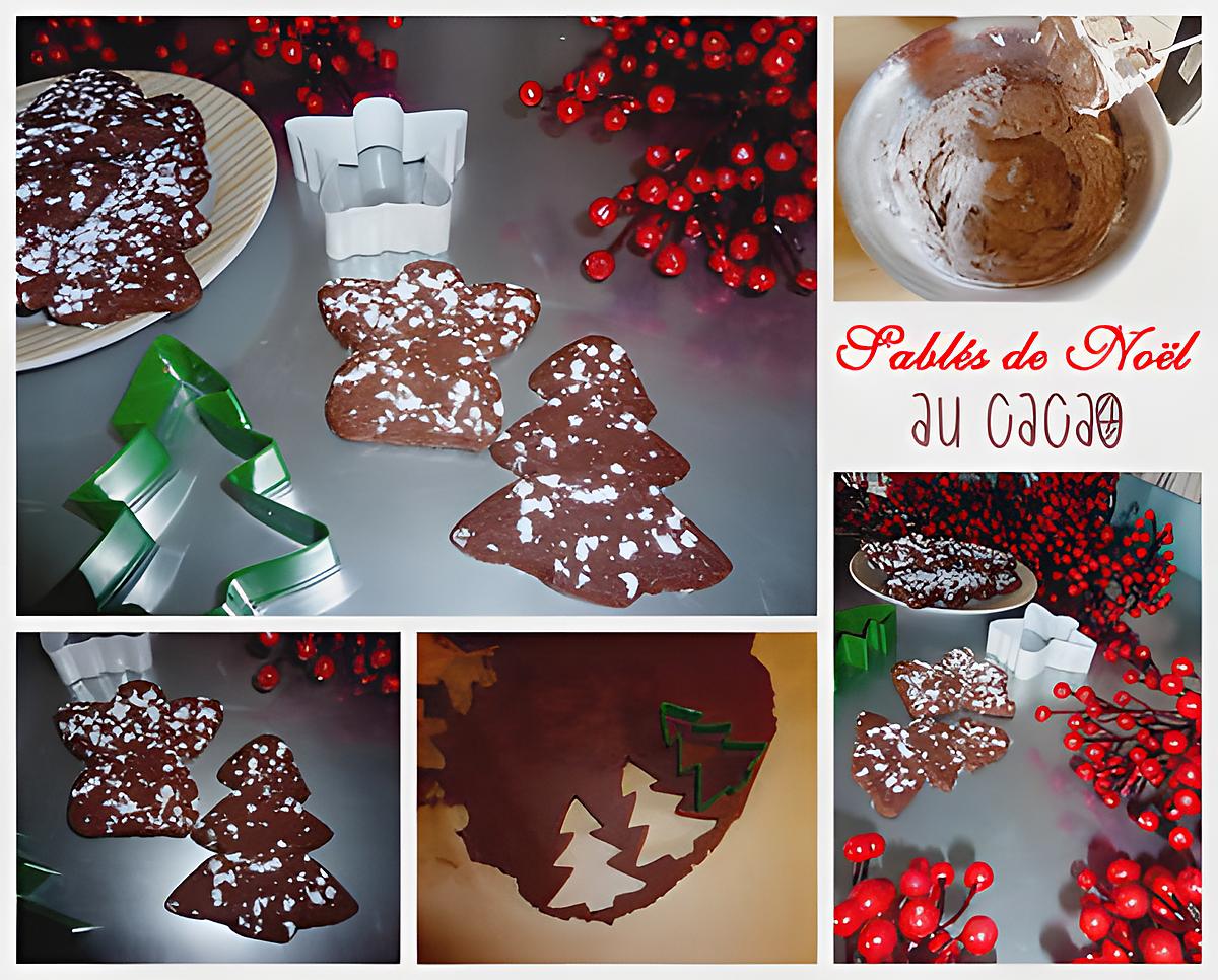 recette Sablés de Noël au cacao