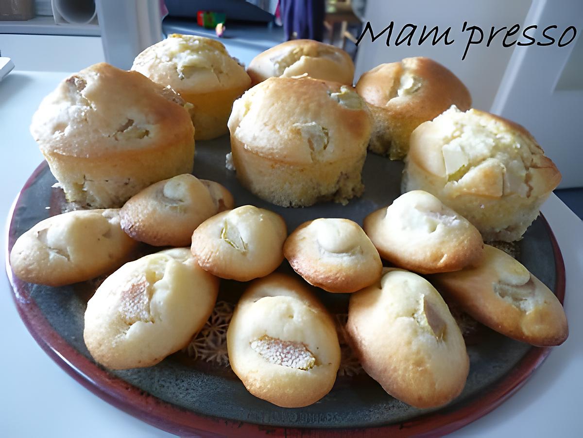 recette Muffins rhubarbe