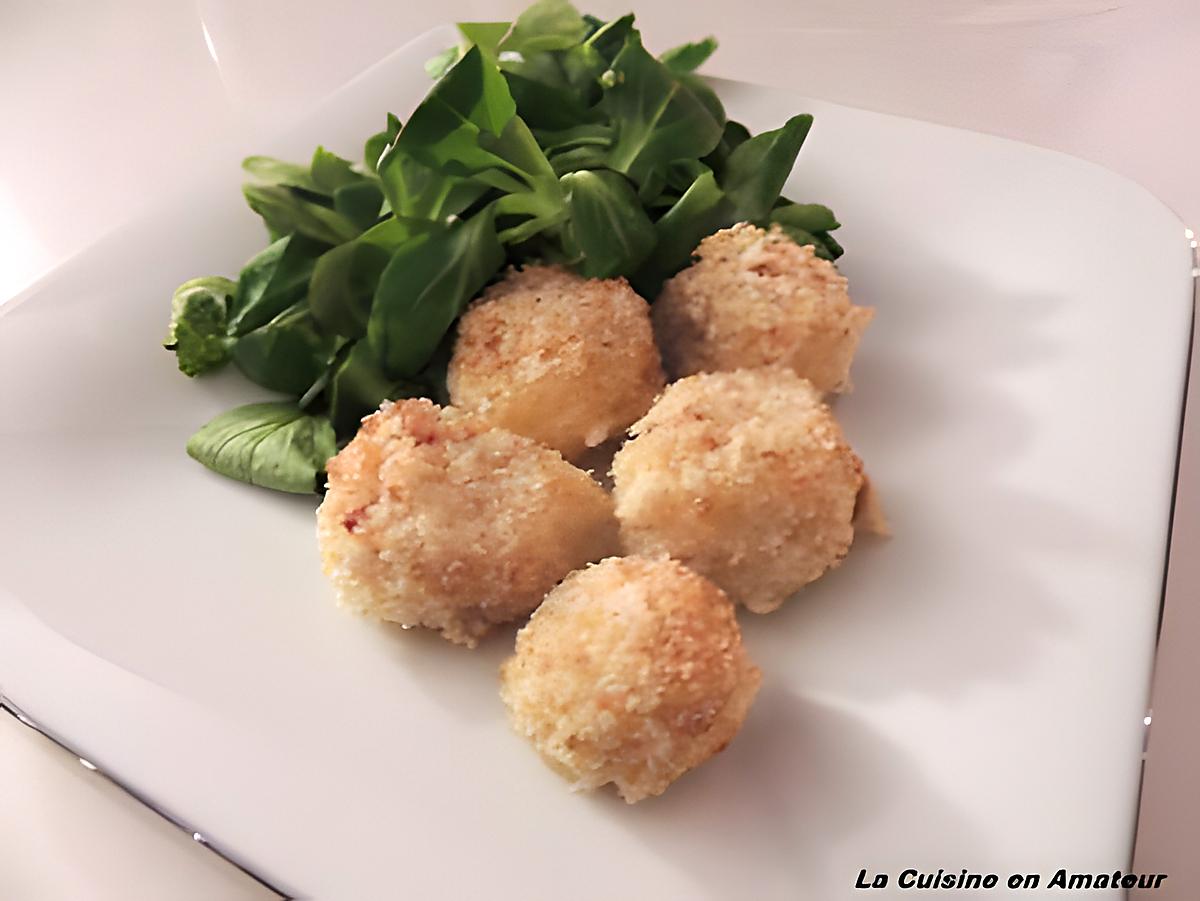 recette Croquettes de purée et jambon