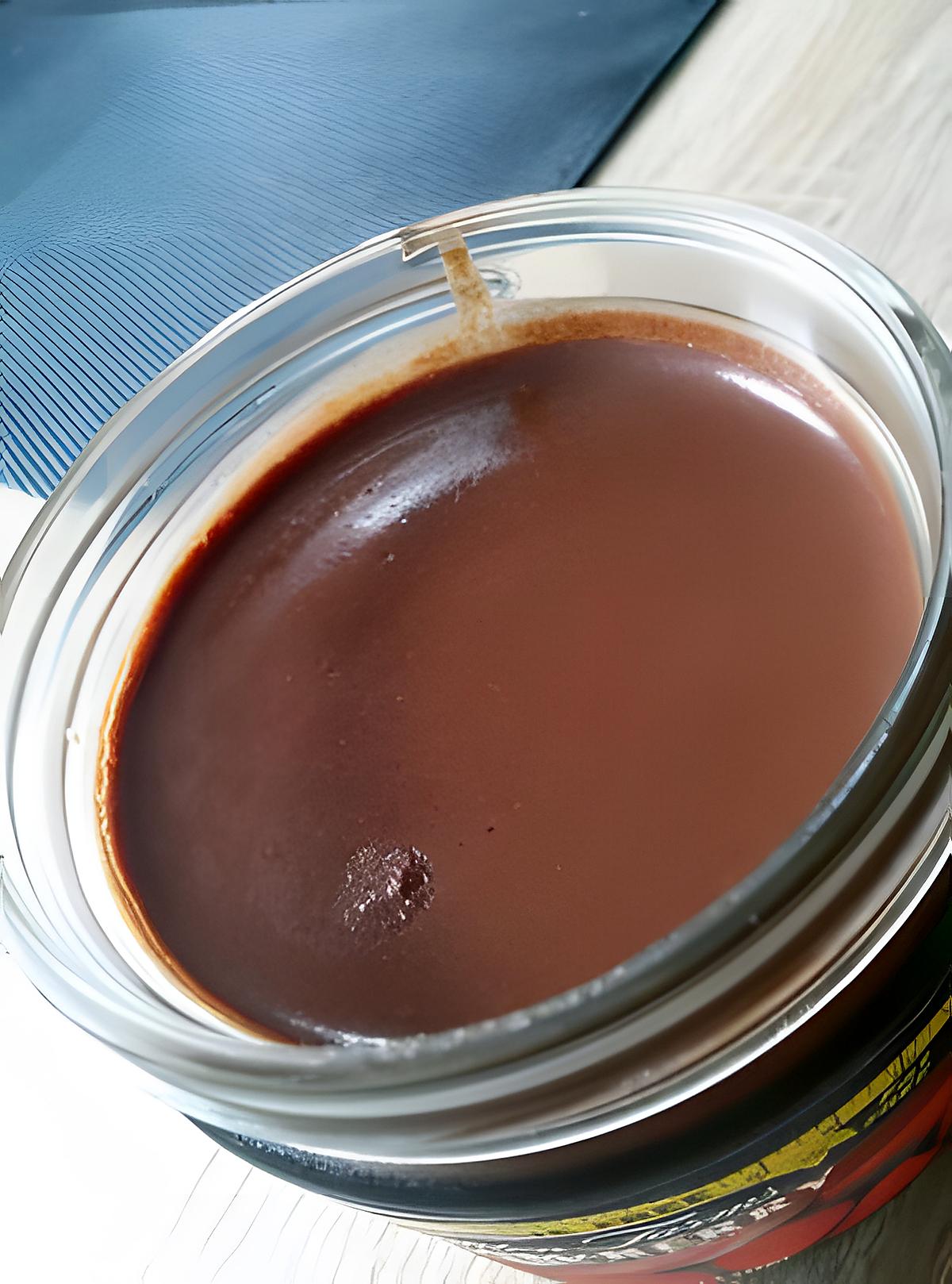 recette Sauce choco/noisette bio