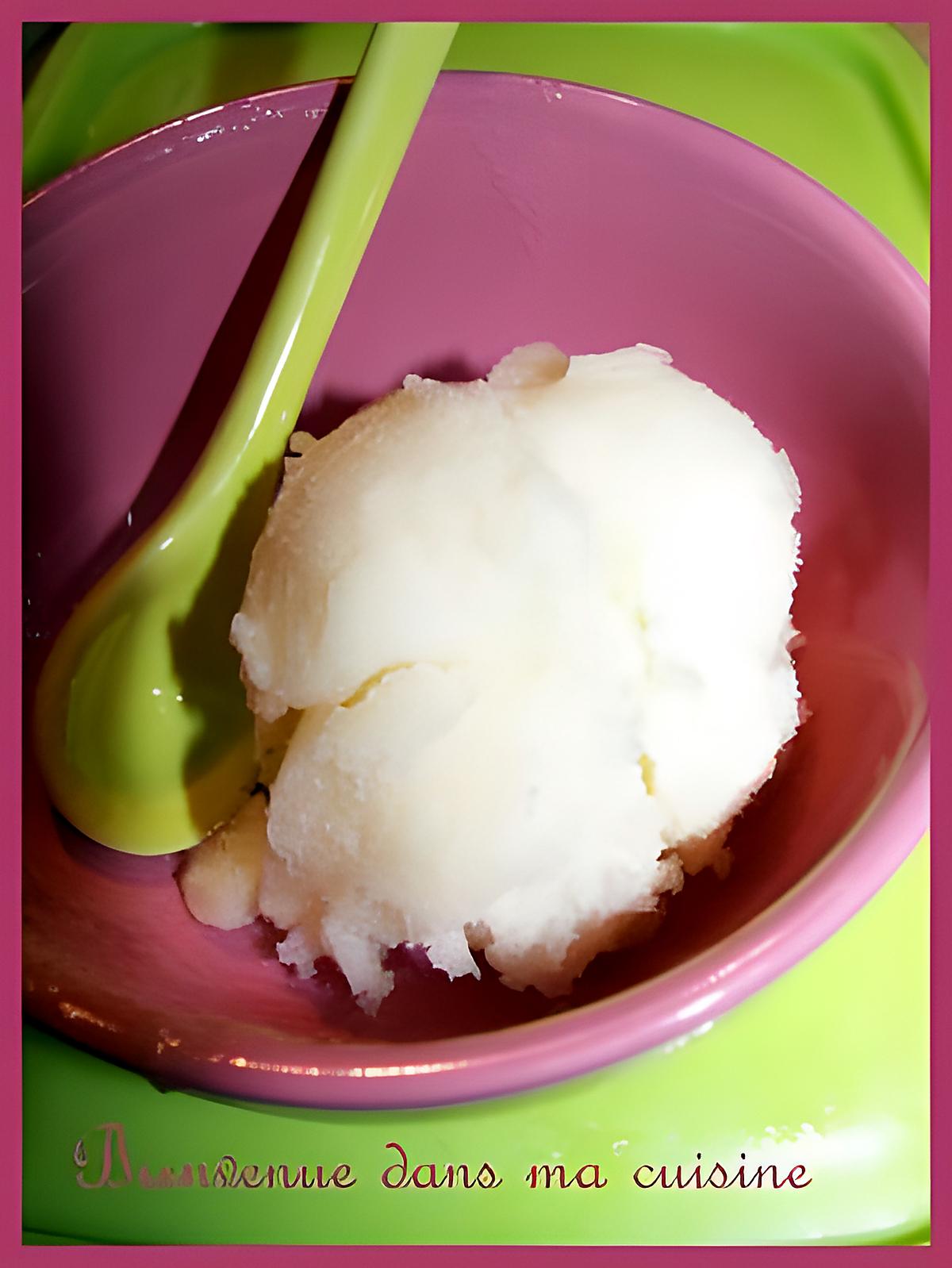 recette Sorbet Ananas