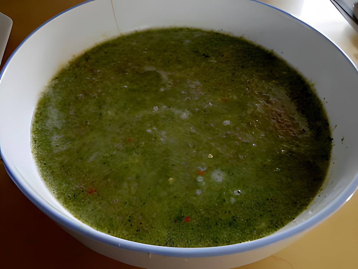 recette Soupe onctueuse au broccoli