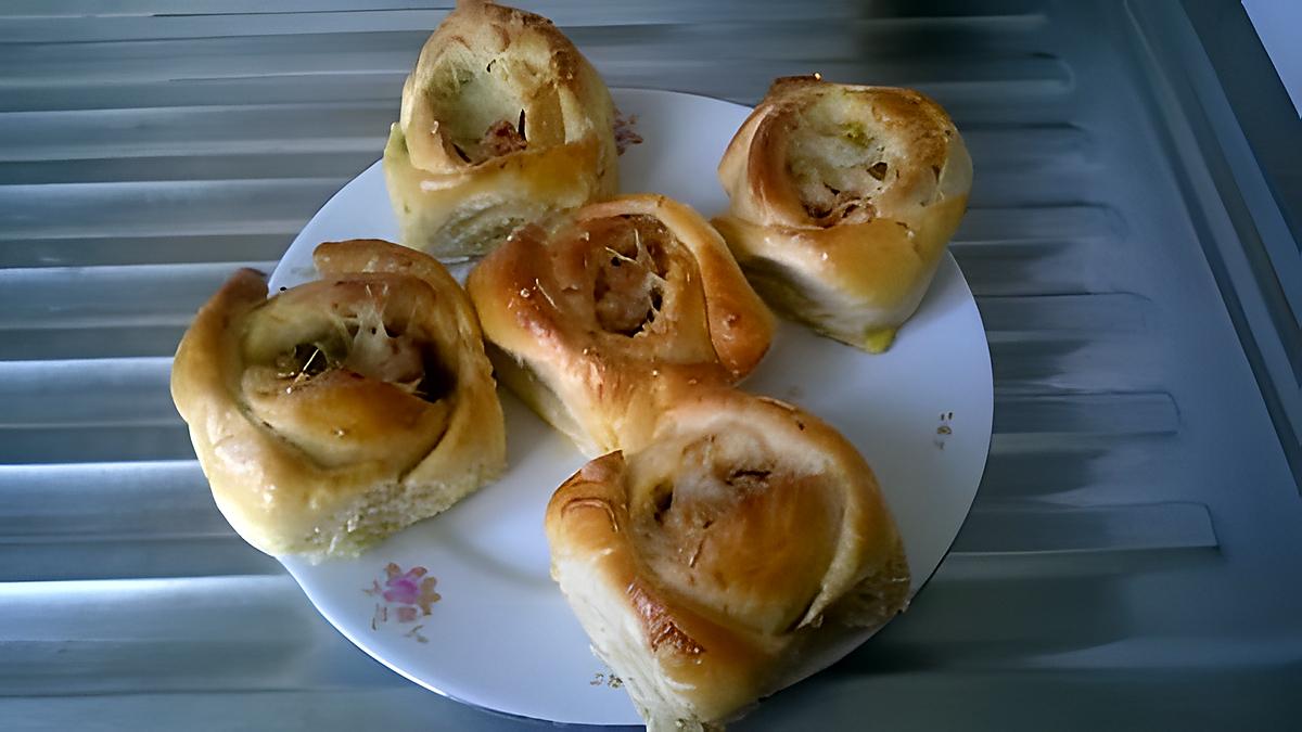 recette Roses briochées garnies