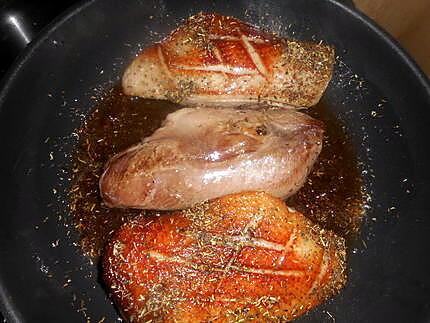 recette Magrets de canard aux pommes