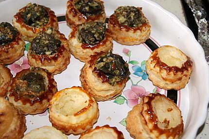 recette Bouchées d'escargots à la provençale.