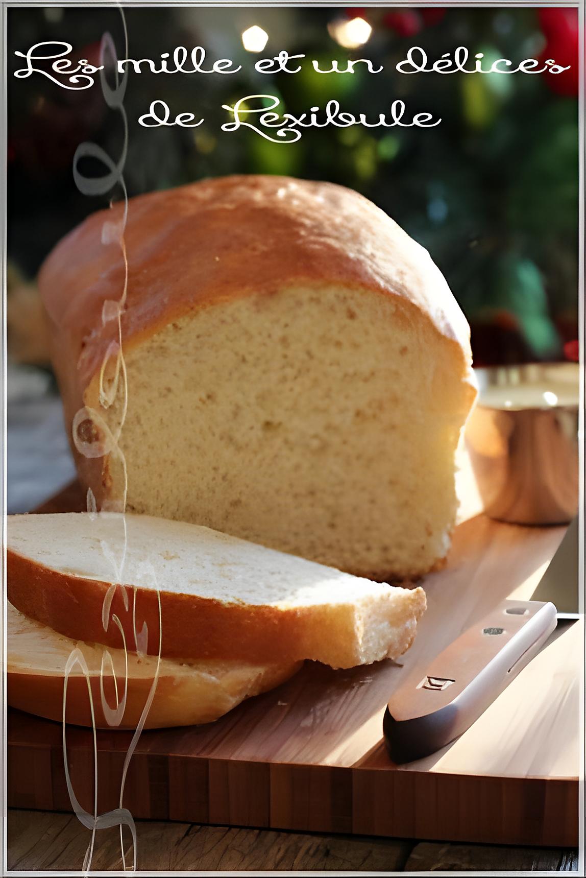 recette ~Pain blanc au lait~