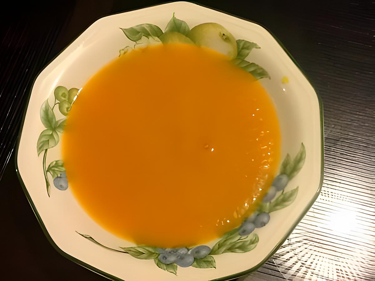 recette Velouté carottes poireaux butternut