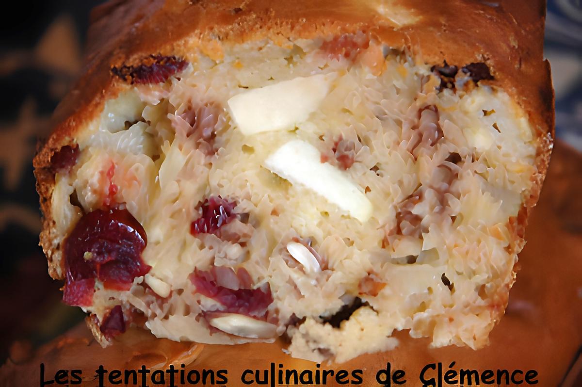 recette Cake pomme, noix de pécan, cranberries, parfumé à l'érable