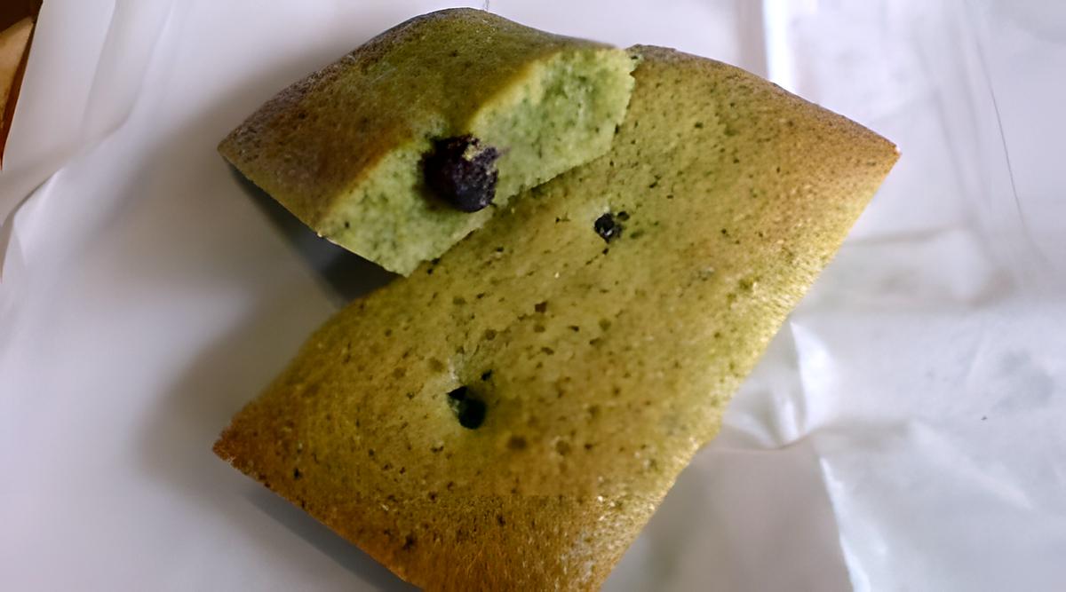 recette financier au thé vert