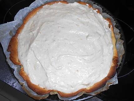 recette TARTE AUX POMMES  VANILLE CREME MOUSSEUSE